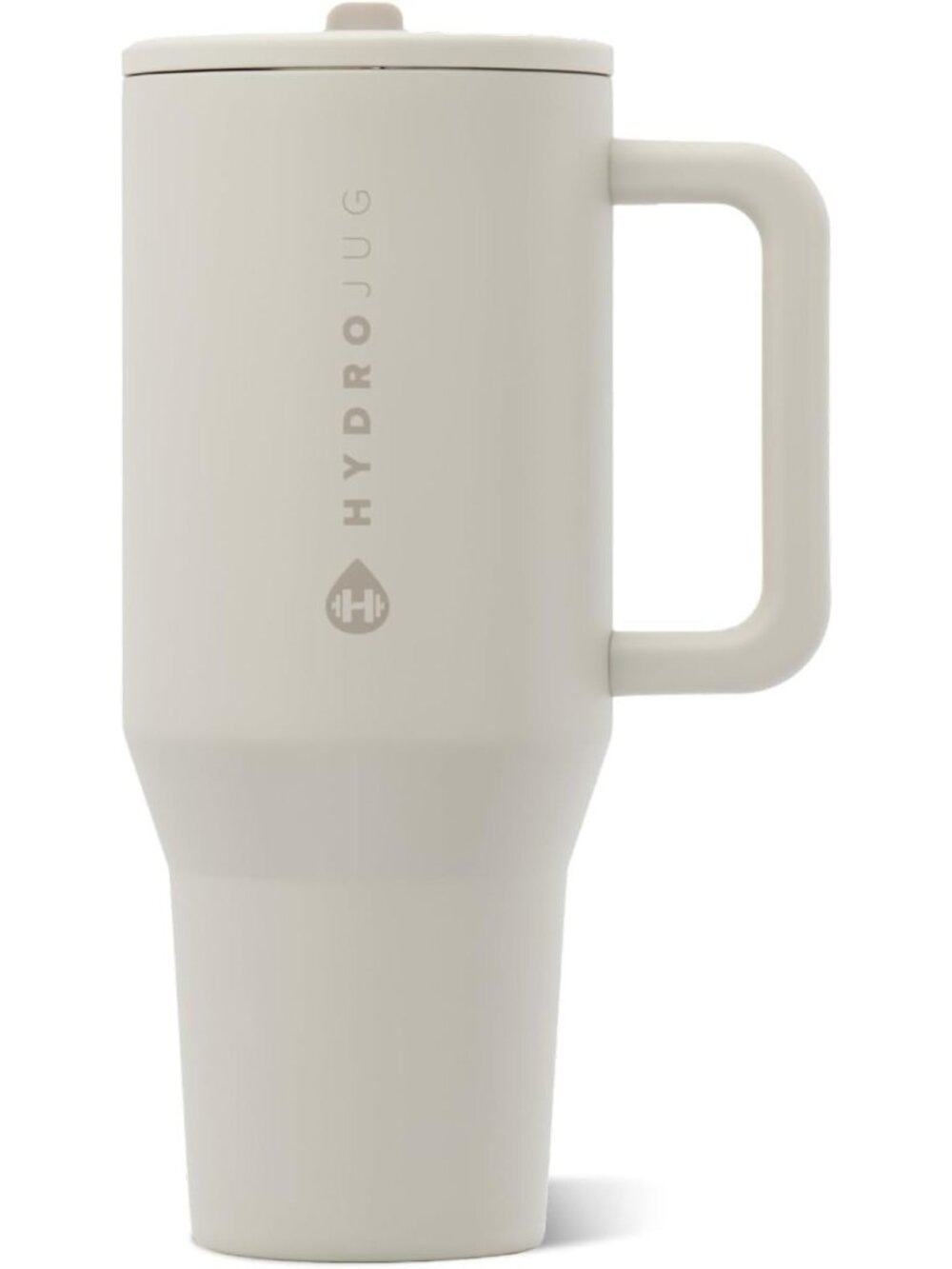 40oz Insulated Tumbler with Handle & Straw - Perfect for Travel, Linen Color
